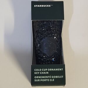 Starbucks Cold Cup Key Chain Navy